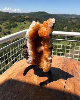 Drusa de Citrino ( 1.224 kg )  - Foto 6