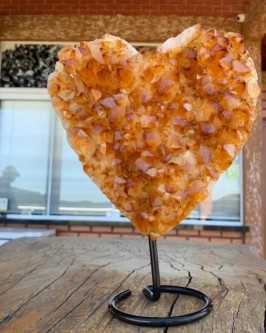 *NOVIDADE* Coração de Citrino ( 1.594 Kg ) - Foto 1