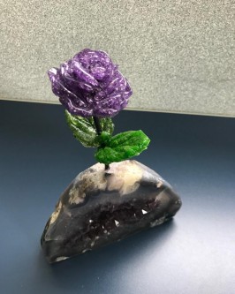 *NOVIDADE* Capelinha de Ametista com Flor ( 1.210 Kg ) - Foto 2