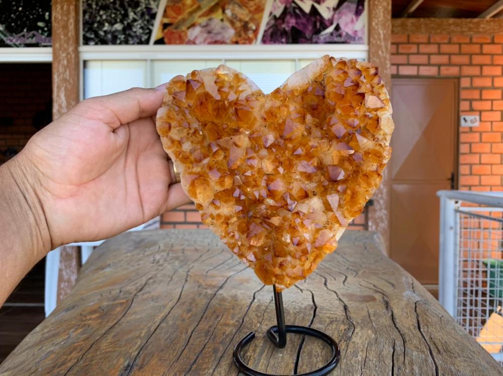 *NOVIDADE* Coração de Citrino ( 1.594 Kg )